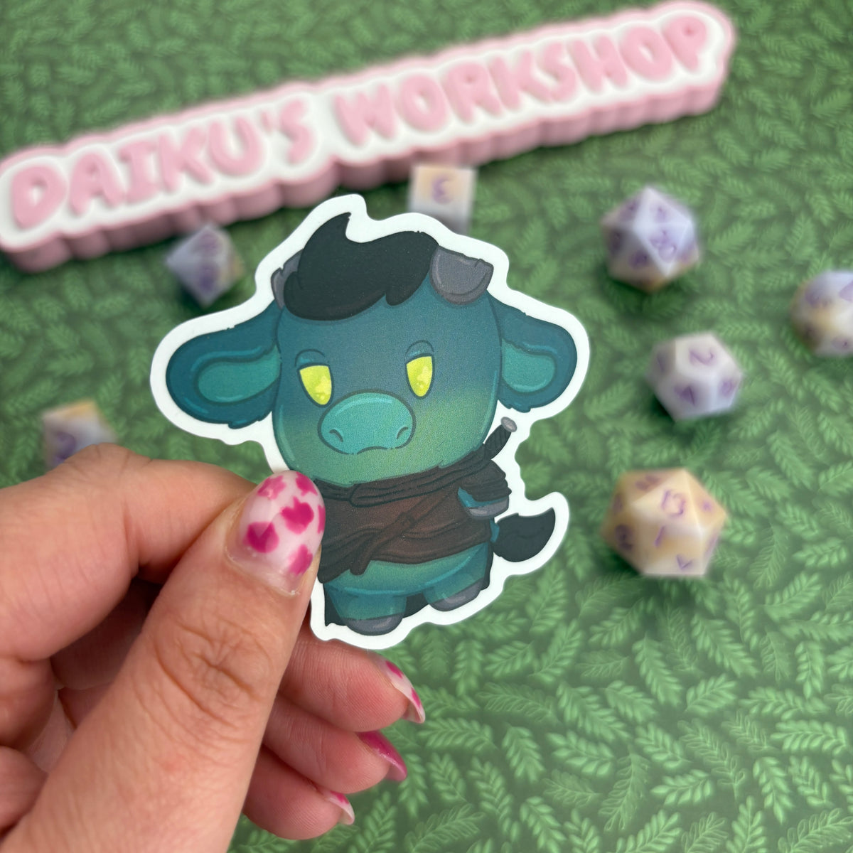 Critical Role ‘Moo-ghty Nein’ Fjord Matte Vinyl Sticker