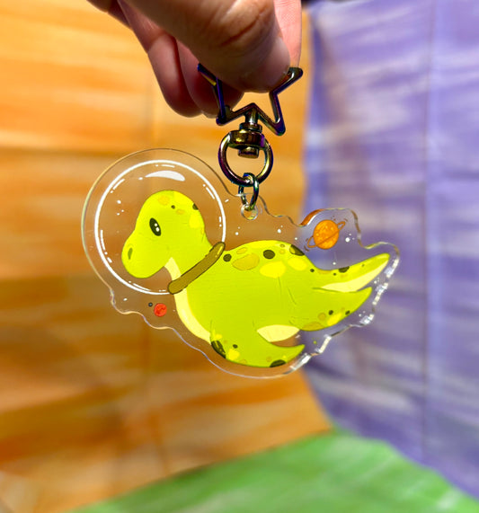 Space Dino Keychain