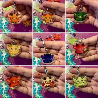 “Harvest Moo” Fruit Cow Acrylic Charm Blind Box