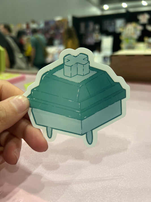 Mint Key Switch Sticker