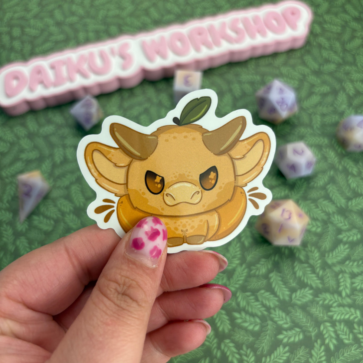 Lemon Cow Sticker
