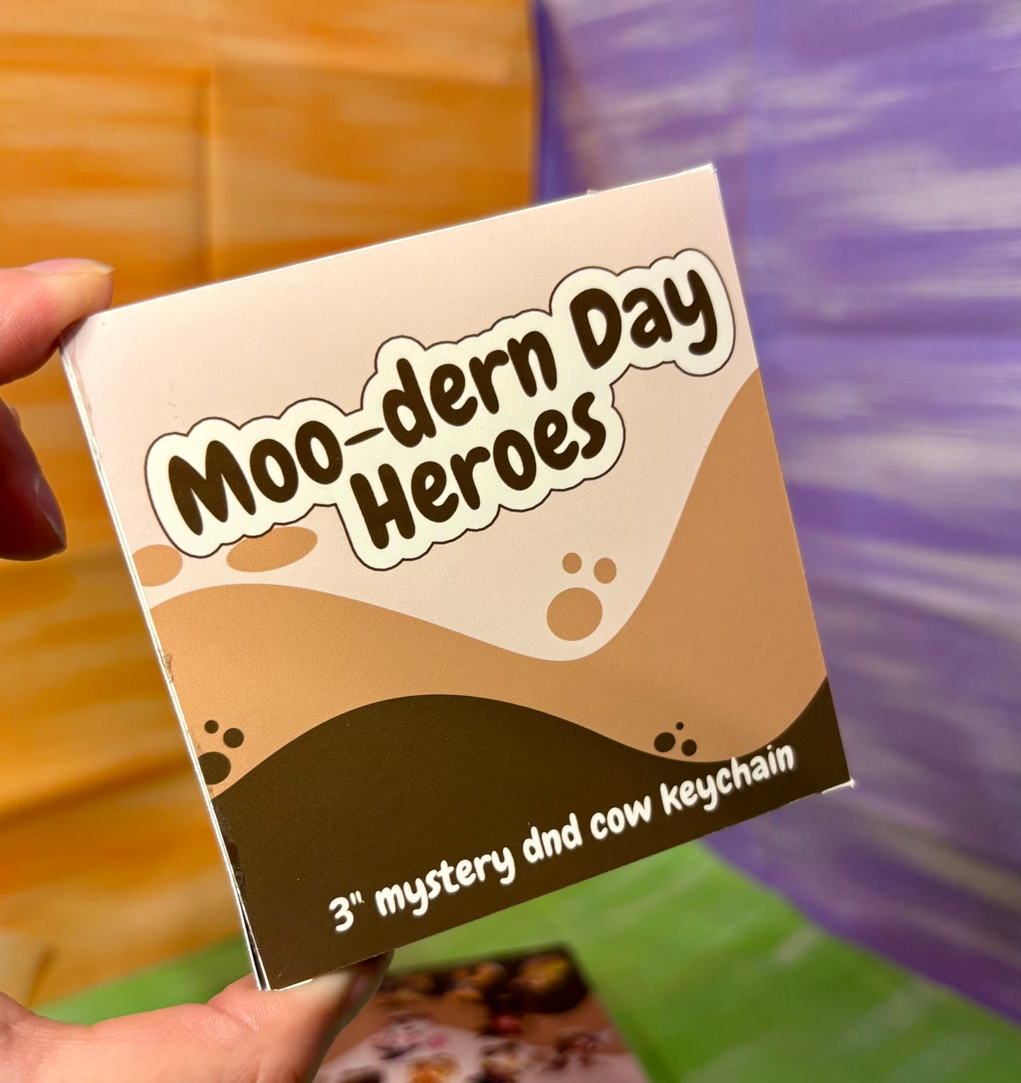 Moodern Day Heroes DnD Cow MYSTERY Keychain