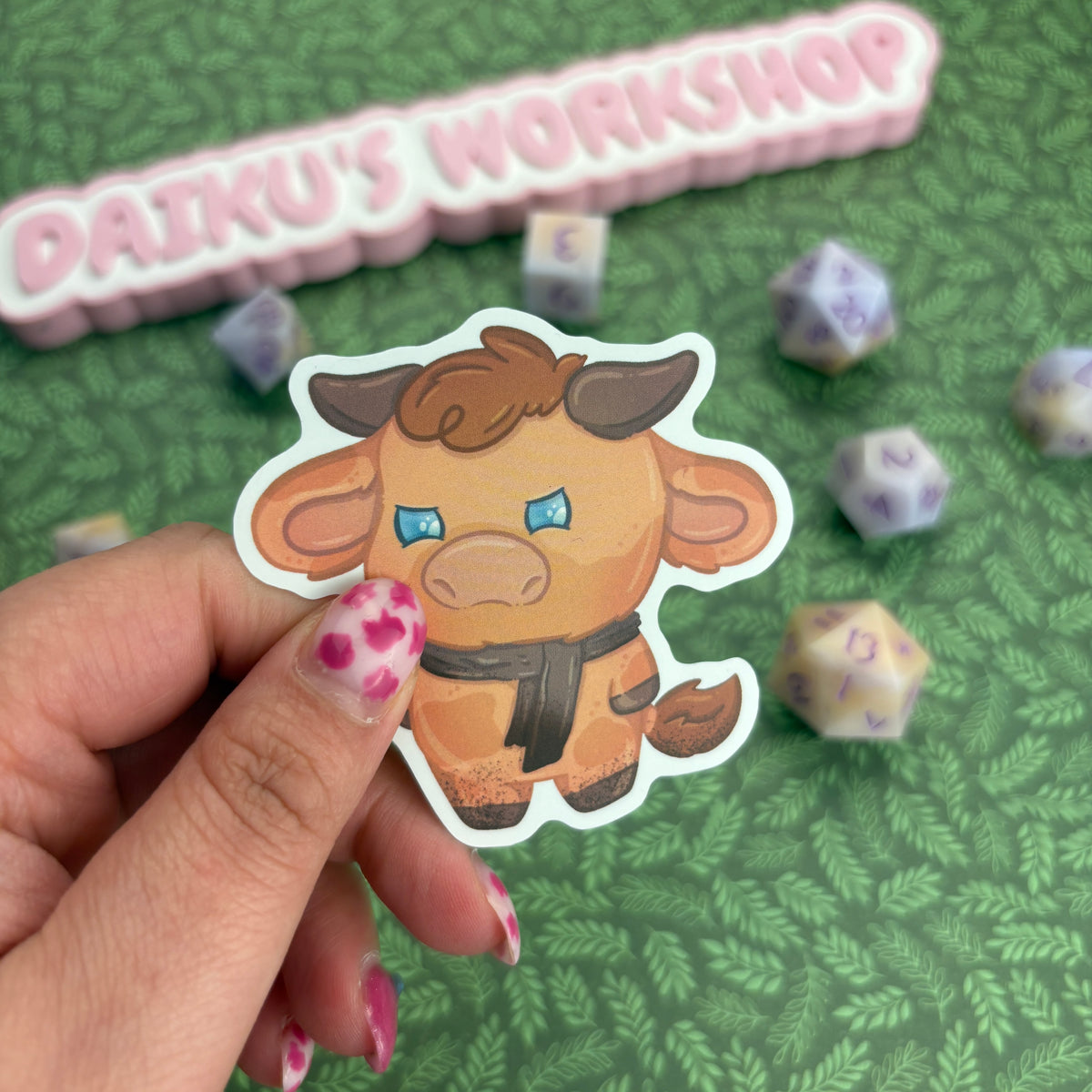 Critical Role ‘Moo-ghty Nein’ Caleb Matte Vinyl Sticker