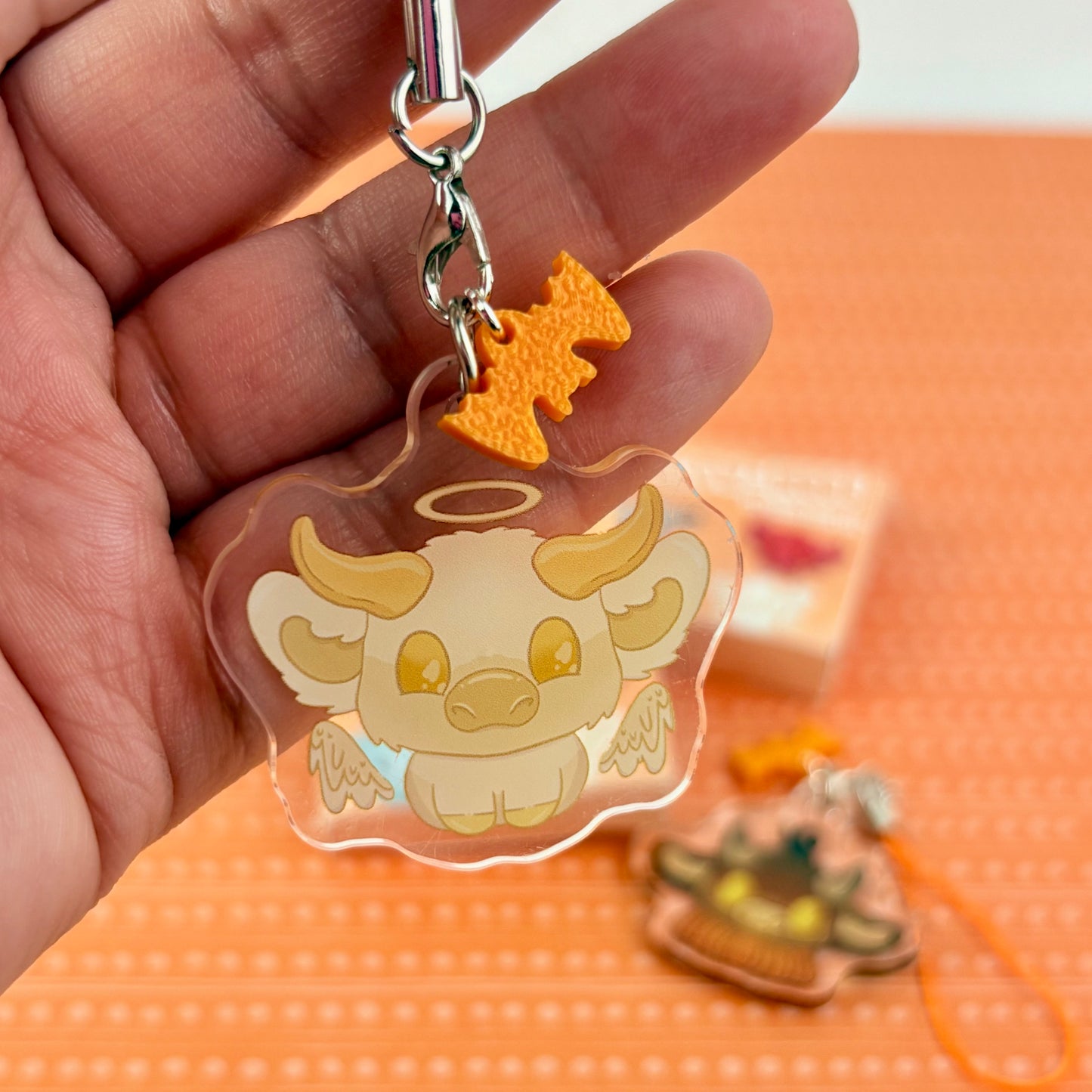 “Hallow-Moo” Halloween Cow Acrylic Charm Blind Box