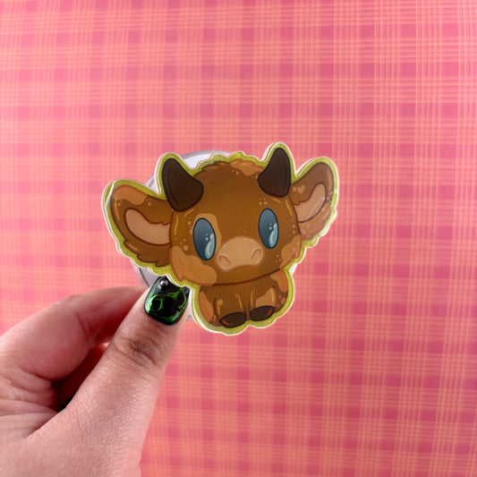 Chocolate Cow Magnetic Phone Grip