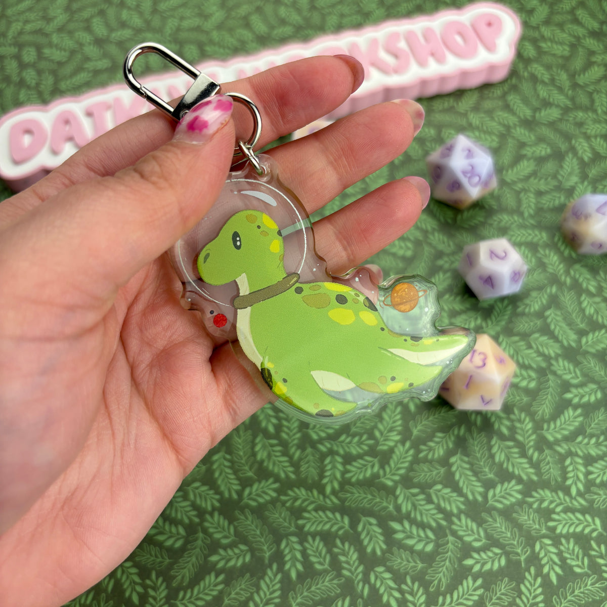 Space Dino Keychain