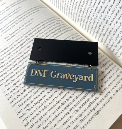 "DNF Graveyard" Hanging Acrylic Sign