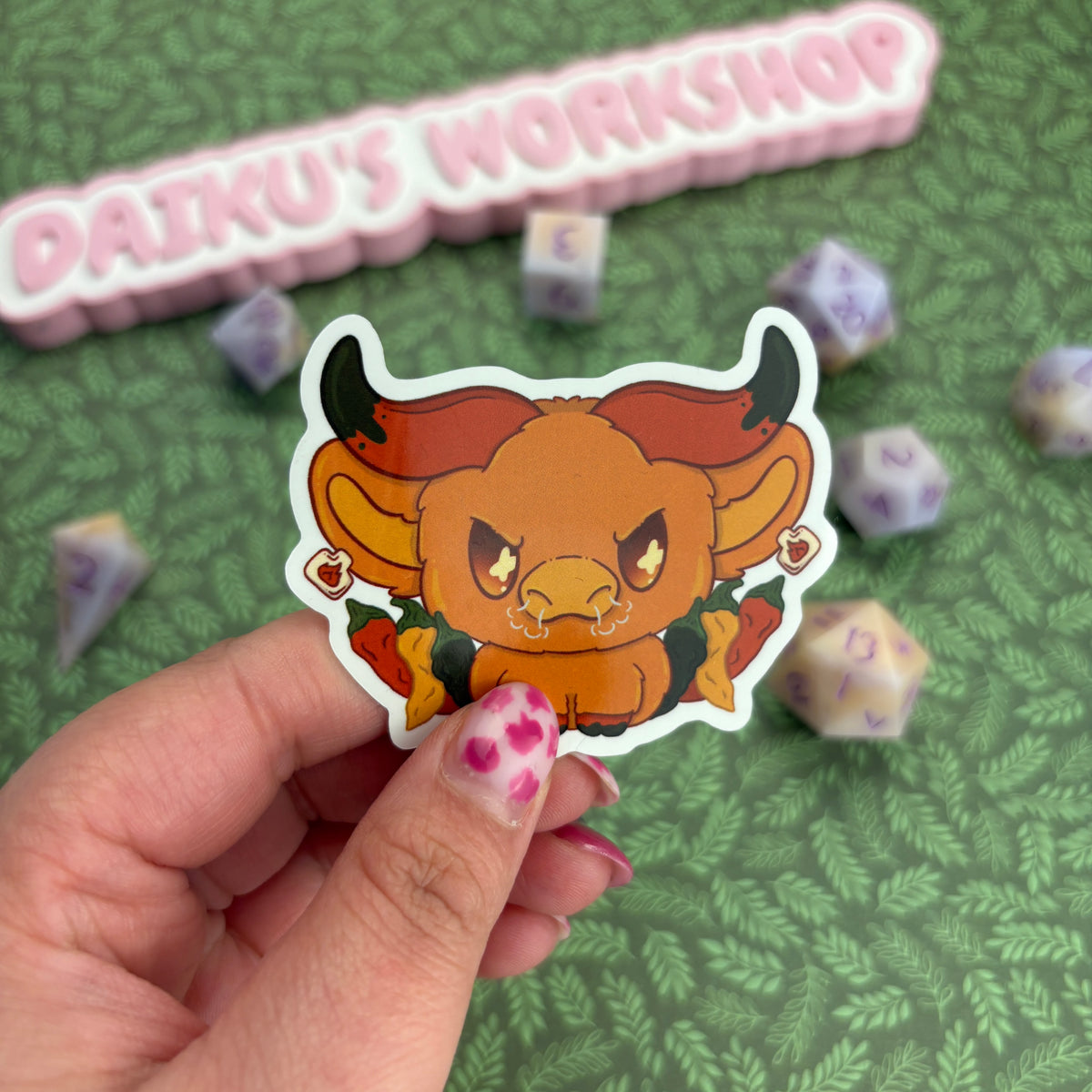 Chilli Cow Sticker