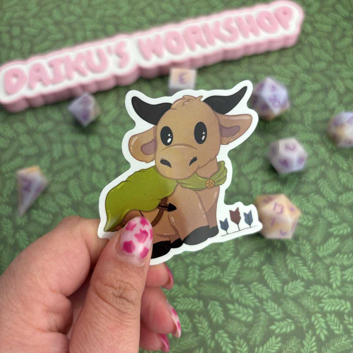 Ranger DnD Cow Sticker