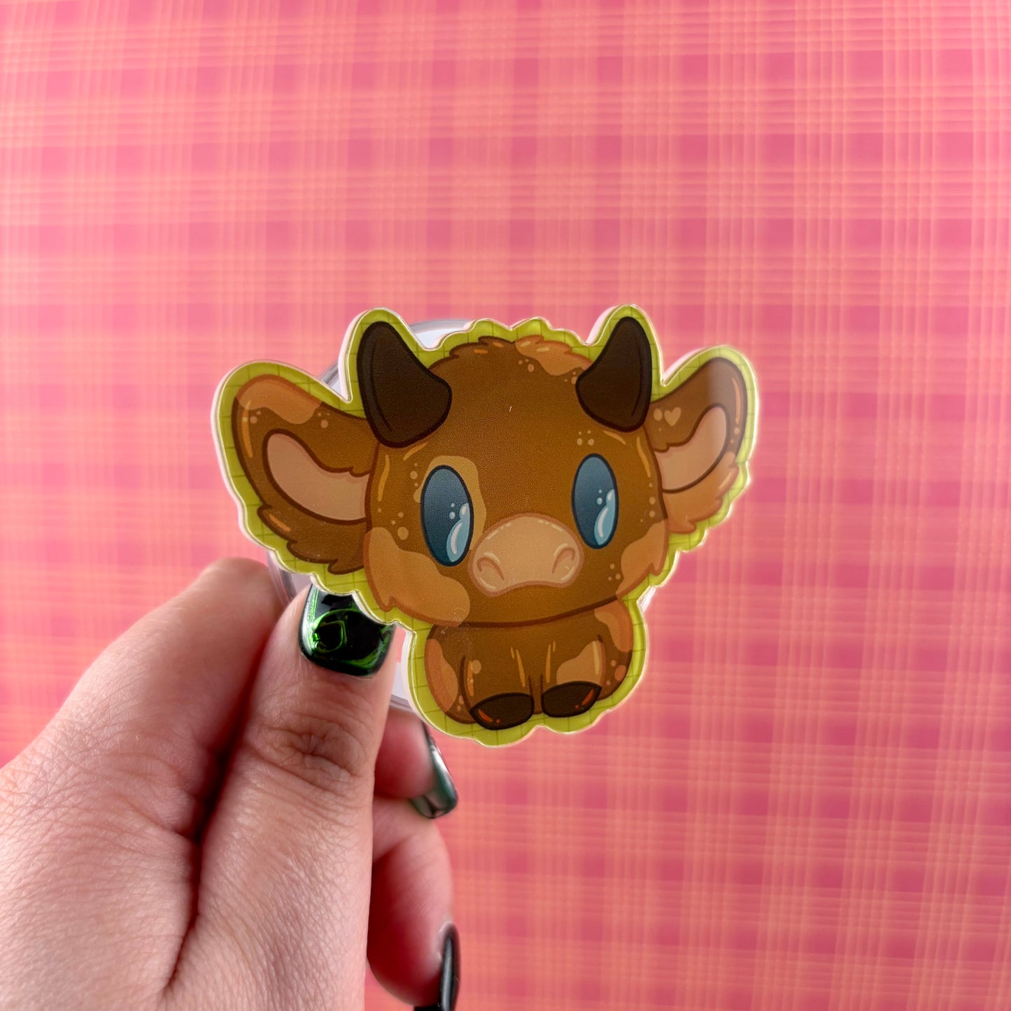 Chocolate Cow Magnetic Phone Grip