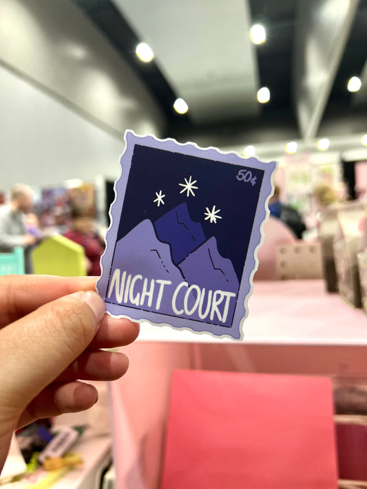 Night Court Stamp Sticker