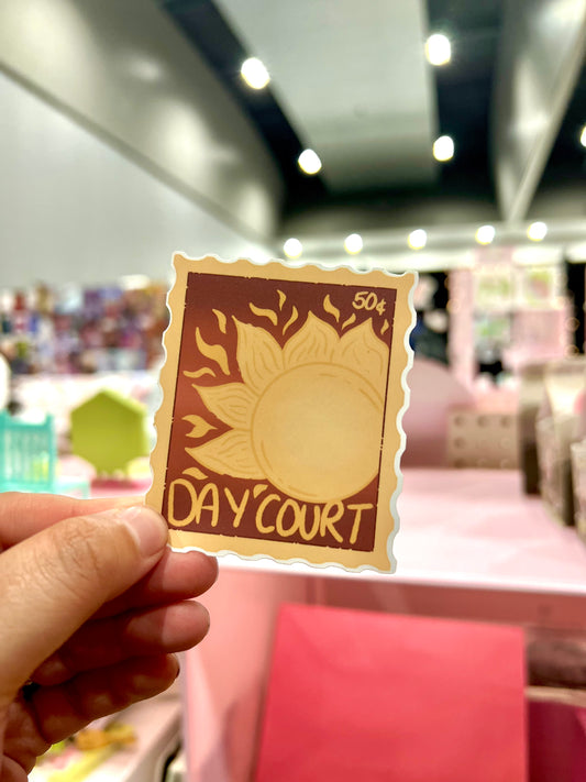 Day Court Stamp Sticker