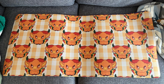 [B-GRADE] Chilli Pepper Cow Desk Mat