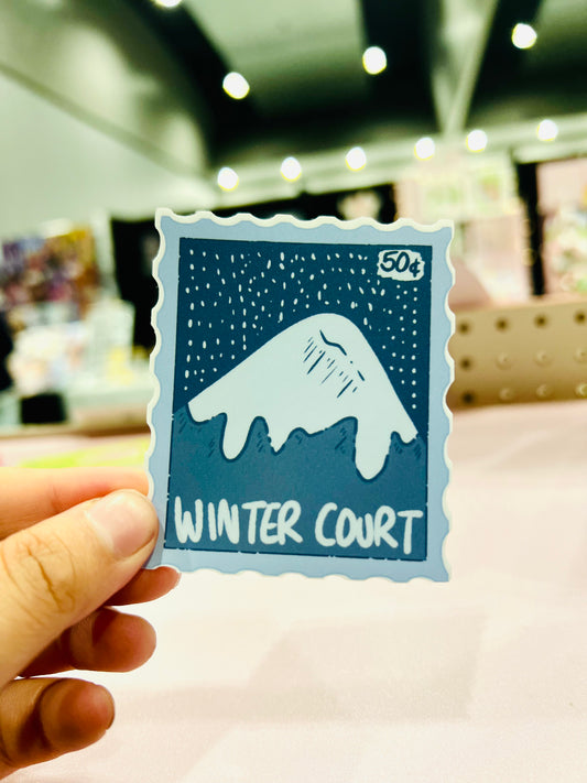 Winter Court Stamp Sticker