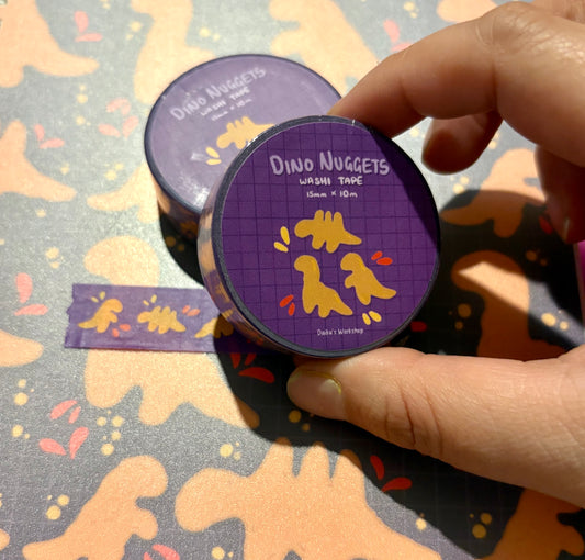 Dino Nugget Washi Tape