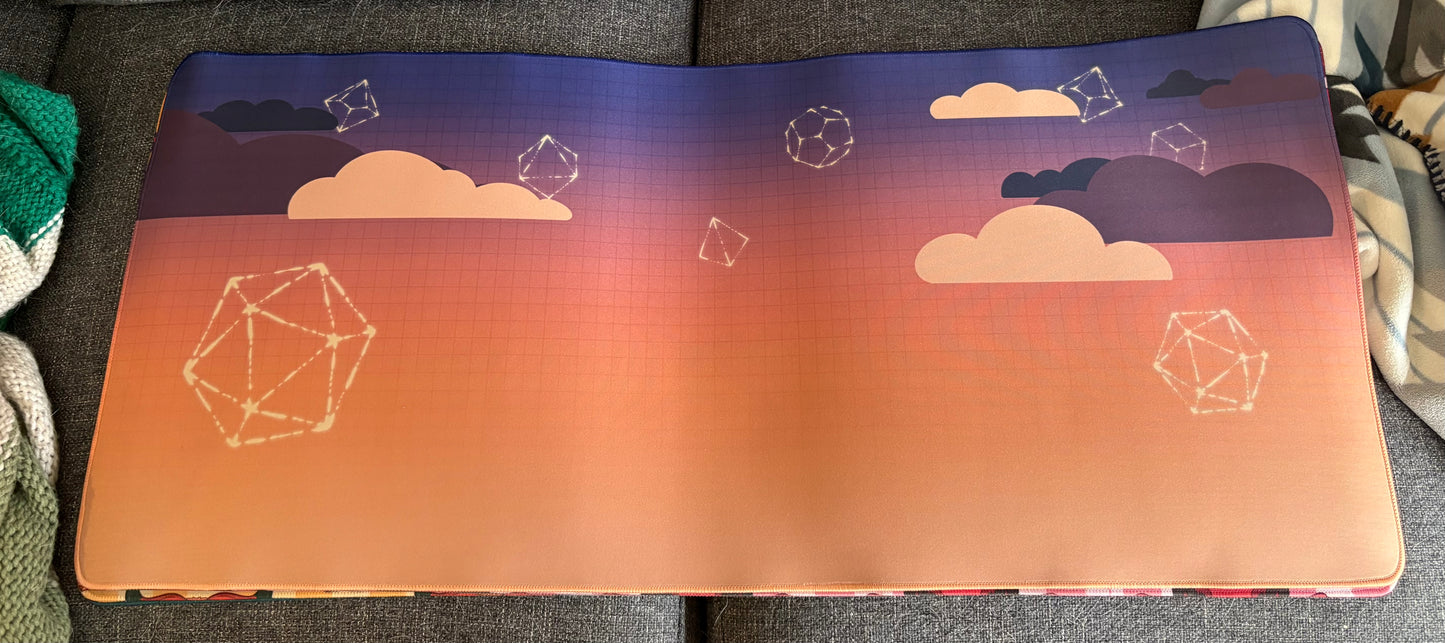 [PREORDER] Sunrise Dice Constellation Desk Mat