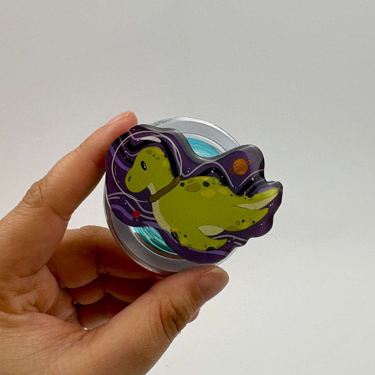 Space Dino Magnetic Phone Grip