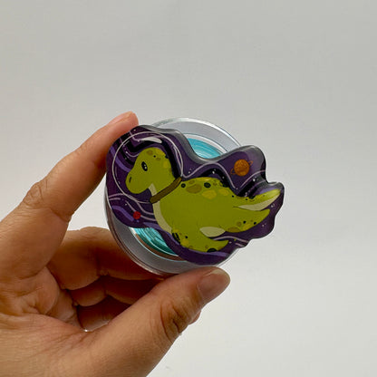 Space Dino Magnetic Phone Grip