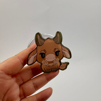 Brown Brahman Magnetic Phone Grip