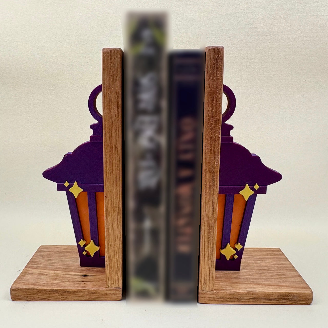 Fall Holiday Lantern Bookends