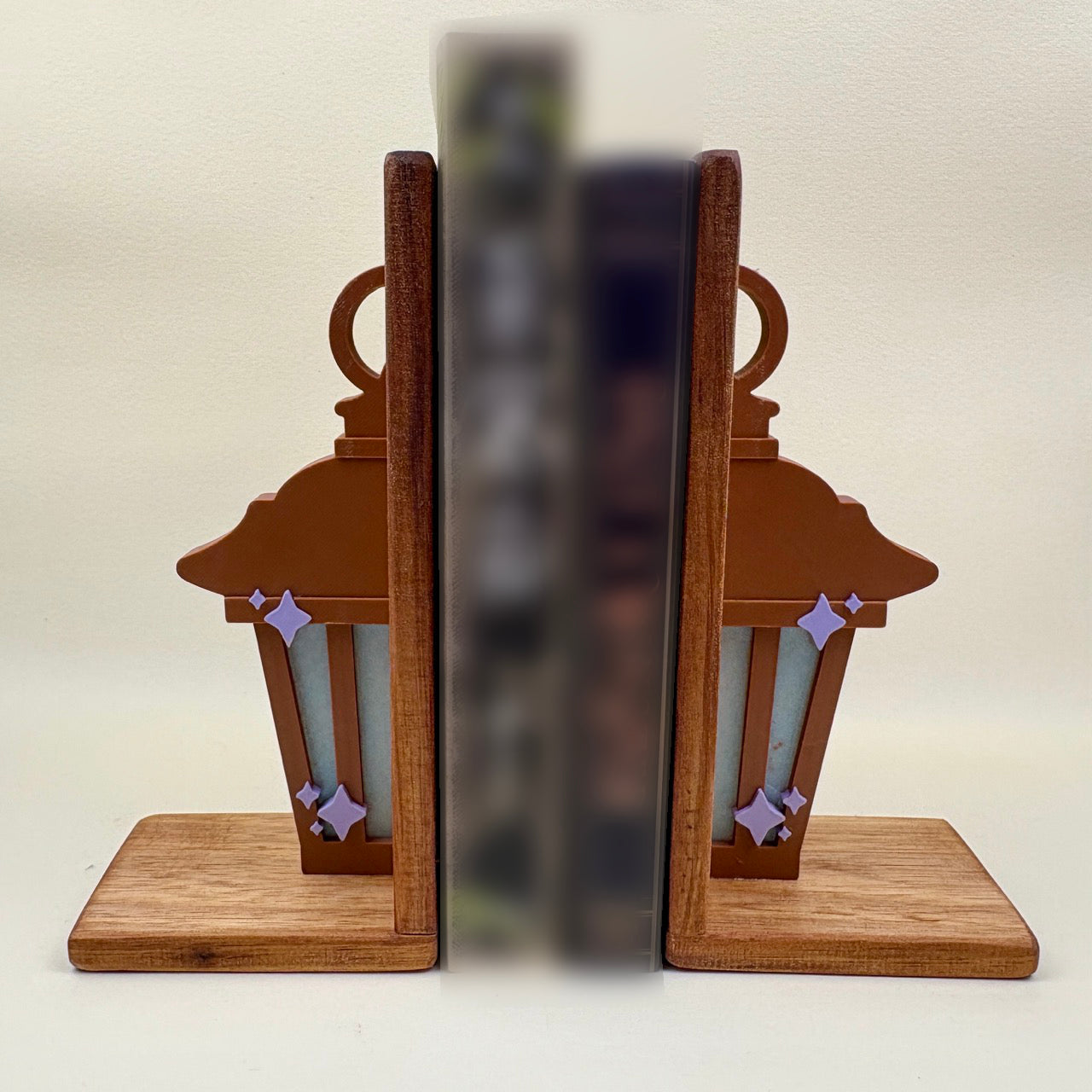 Iridescent Meadow Lantern Bookends