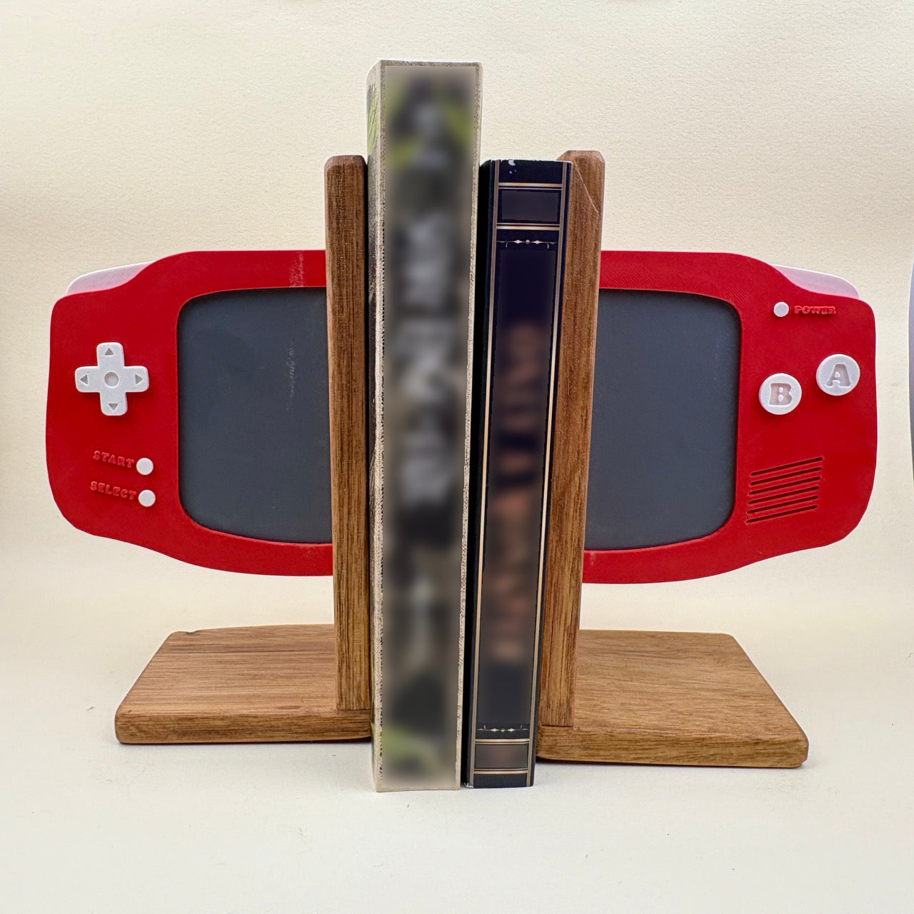 Classic Red Console Bookends