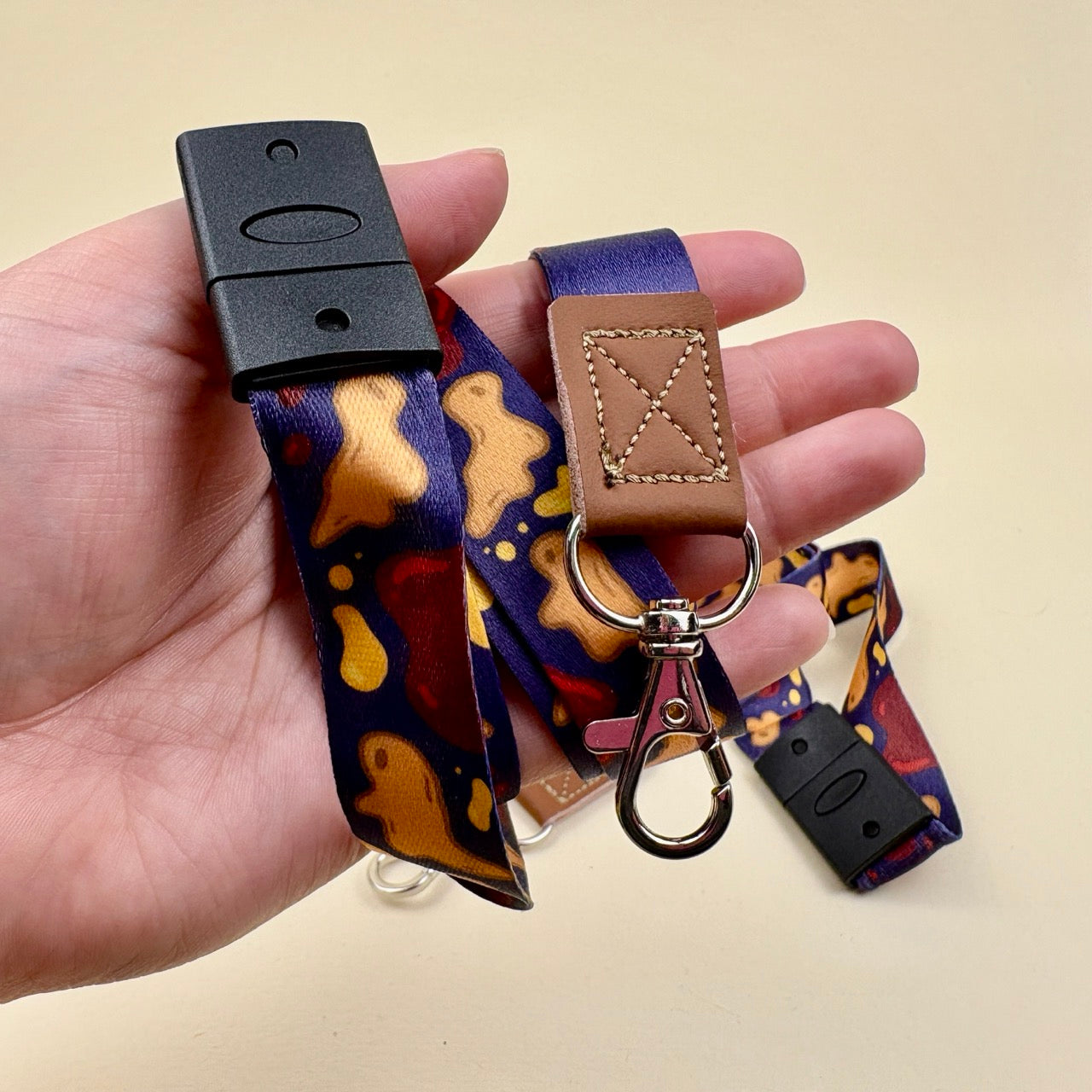 Dino Nugget Print Lanyard