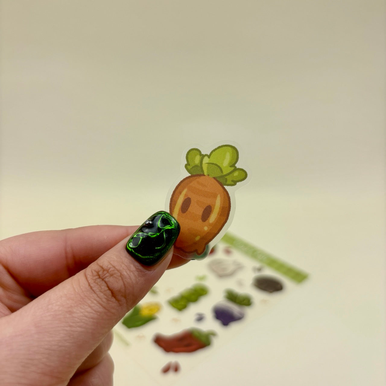 Veggie Pals A6 Clear Matte Vinyl Sticker Sheet