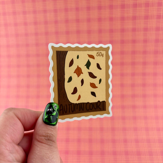 Autumn Court Stamp Sticker