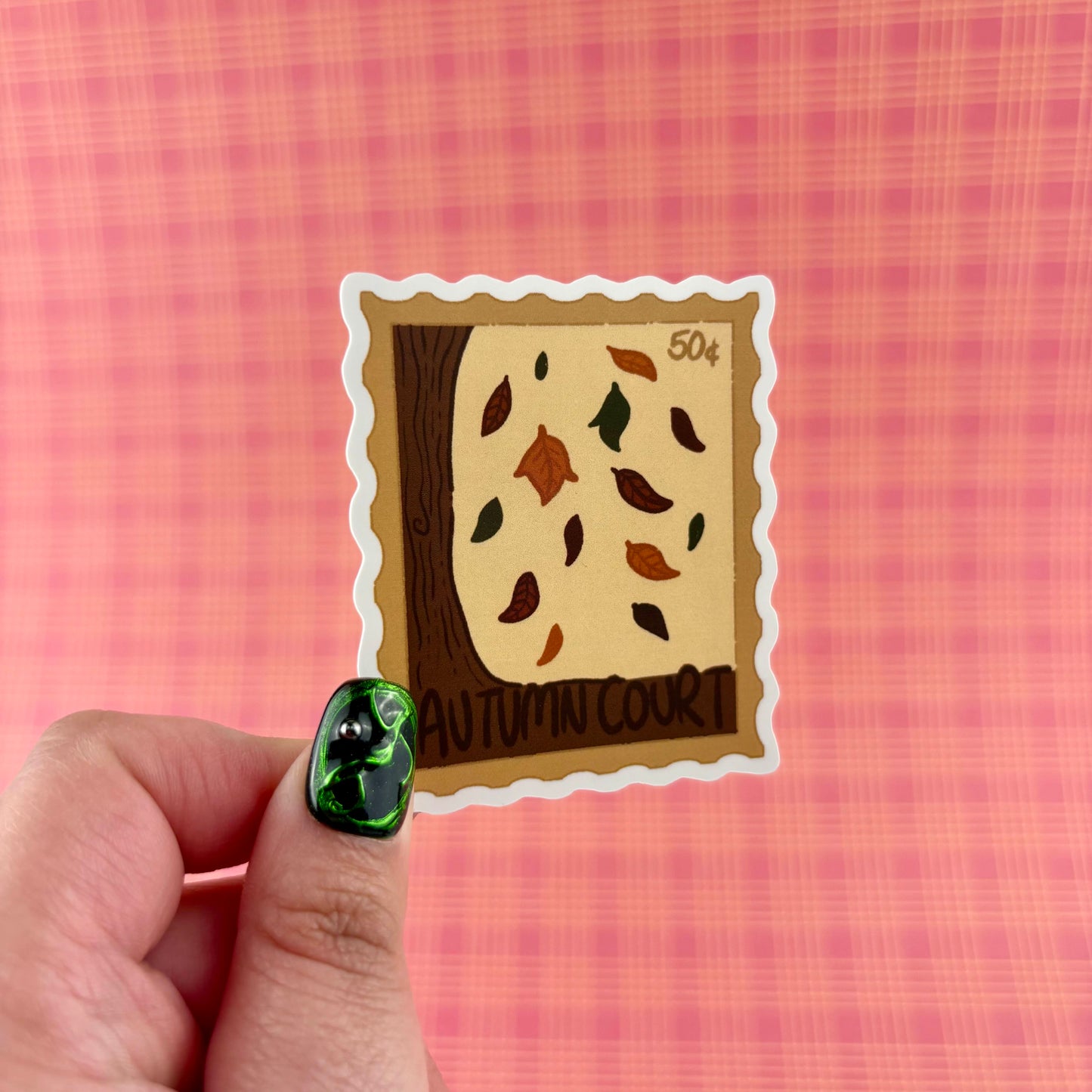 Autumn Court Stamp Sticker