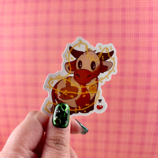 Cleric DnD Cow Sticker