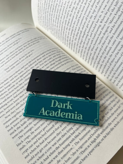 "Dark Academia" Hanging Acrylic Sign