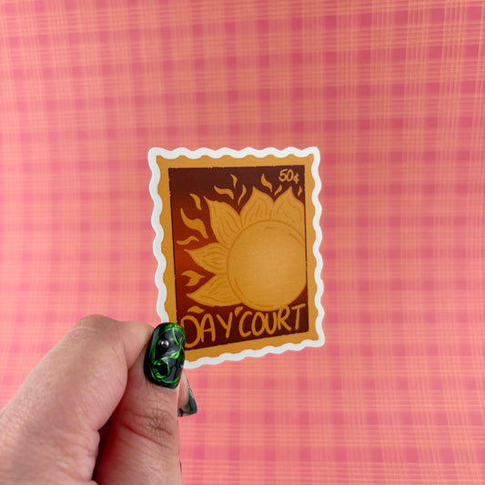 Day Court Stamp Sticker