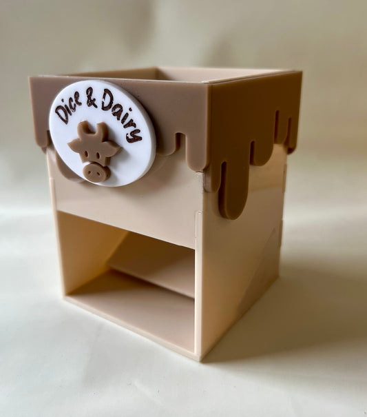 Dice & Dairy Dice Tower "Chocolate"