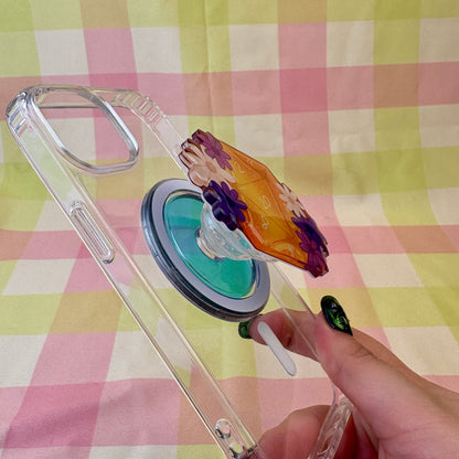 Flower d20 Magnetic Phone Grip