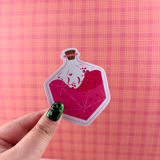 Love Potion Glossy Vinyl Sticker