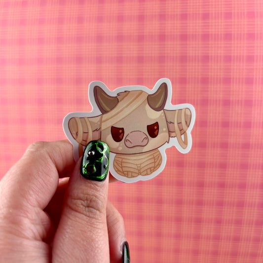 Mummy Cow Sticker
