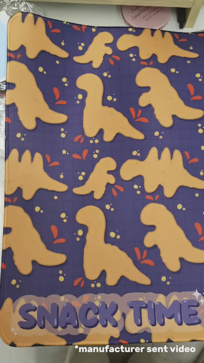 [PREORDER] Dino Nugget "Snack Time" Desk Mat