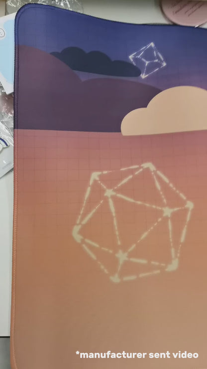 [PREORDER] Sunrise Dice Constellation Desk Mat