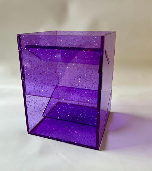 Purple Jelly Dice Tower