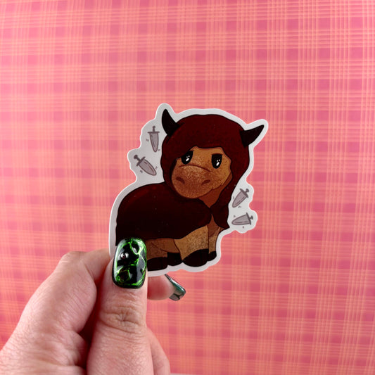 Ranger DnD Cow Sticker