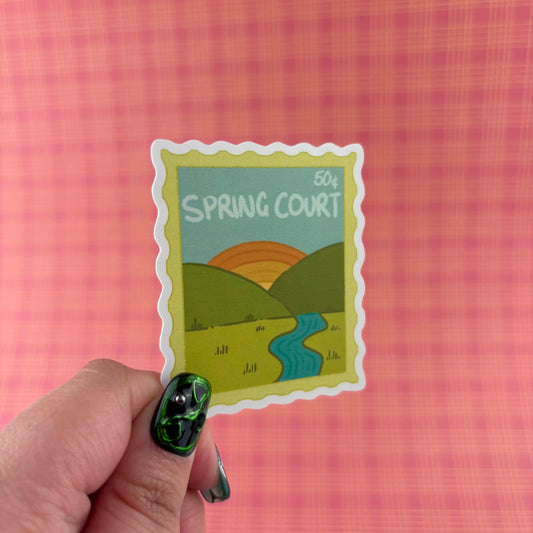 Spring Court Stamp Sticker