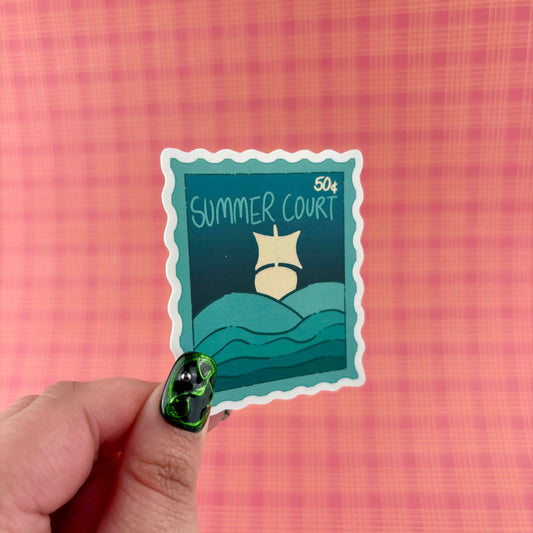 Summer Court Stamp Sticker