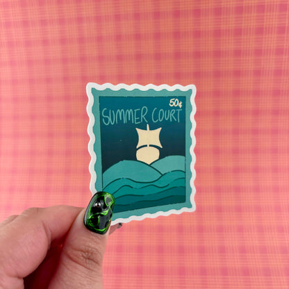 Summer Court Stamp Sticker