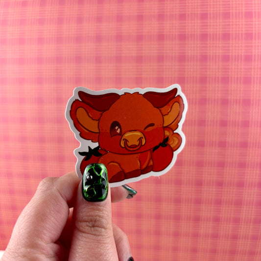 Tomato Cow Sticker