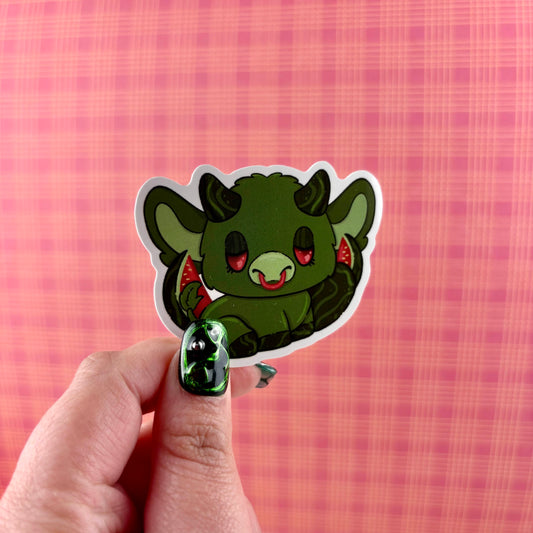 Watermelon Cow Sticker