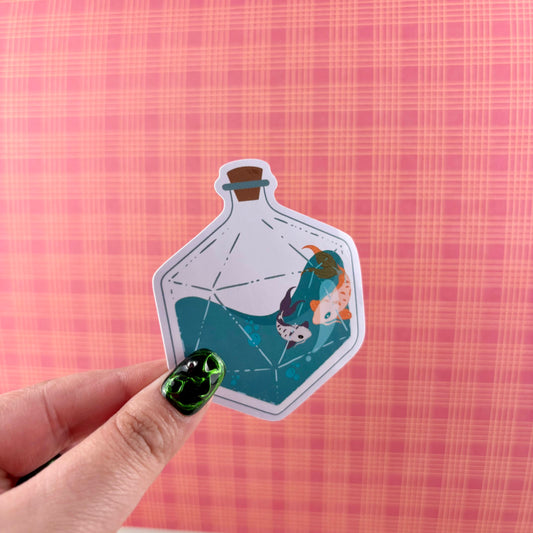 Water Potion Glossy Vinyl Sticker