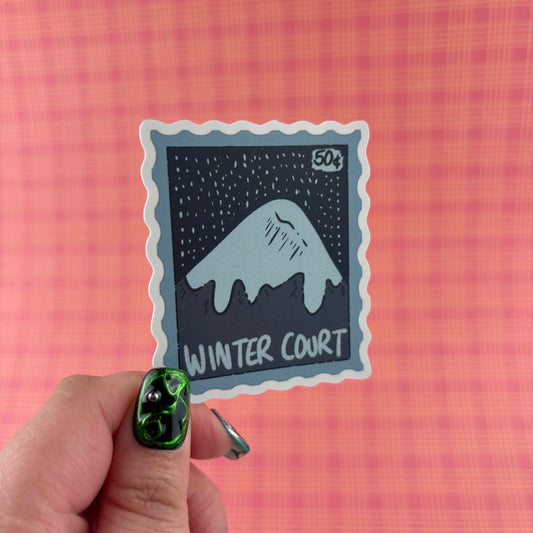 Winter Court Stamp Sticker