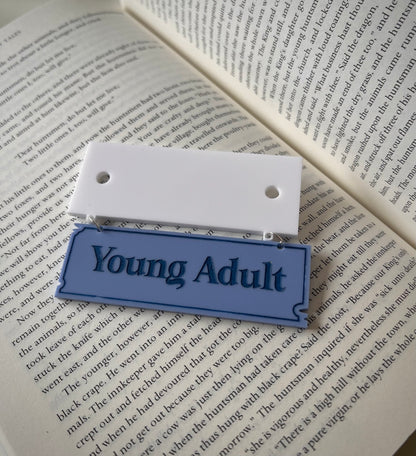 "Young Adult" Hanging Acrylic Sign